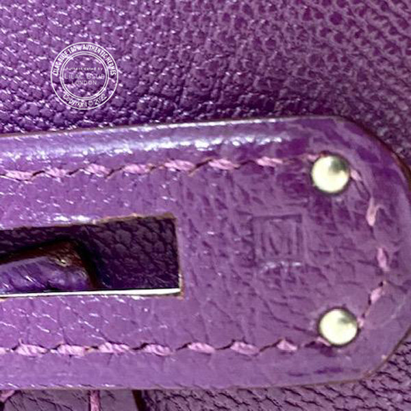 Hermès Birkin 35cm Cyclamen Chevre PHW - Preloved