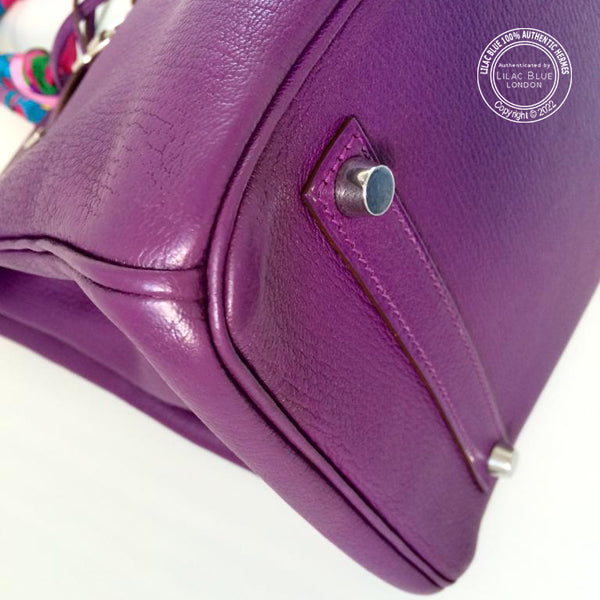 Hermès Birkin 35cm Cyclamen Chevre PHW - Preloved