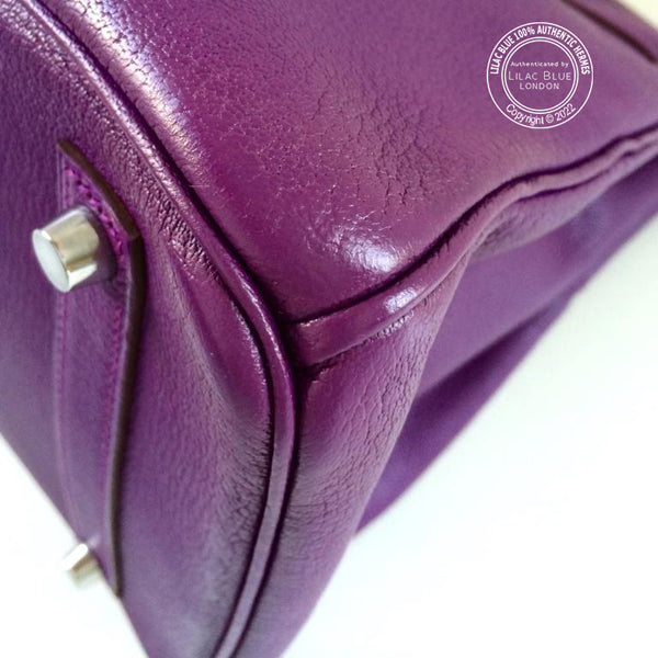 Hermès Birkin 35cm Cyclamen Chevre PHW - Preloved