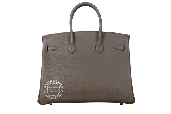 Hermès Birkin 35cm Etain Togo GHW