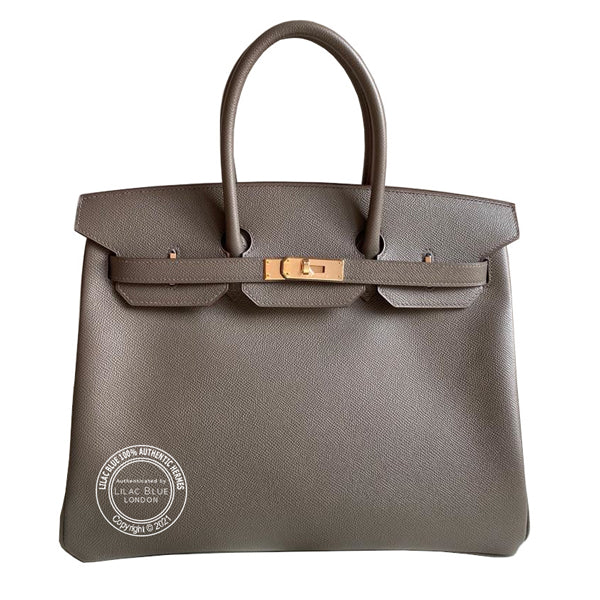 Hermès Birkin 35cm Etain Epsom RGHW