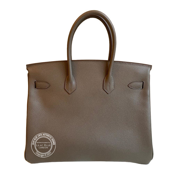 Hermès Birkin 35cm Etain Epsom RGHW
