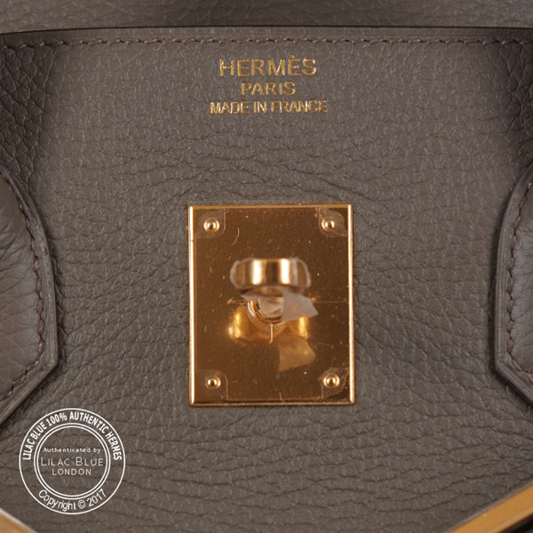 Hermès Birkin 35cm Etain Togo GHW