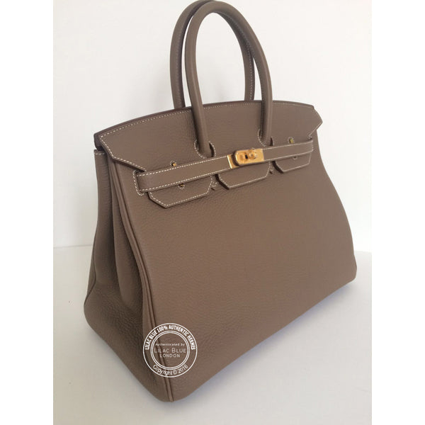 Hermès Birkin 35cm Etoupe Togo GHW