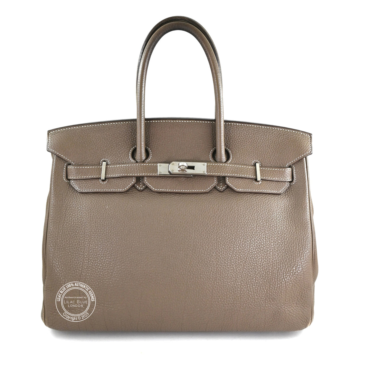 Hermès Birkin 35cm Etoupe Togo PHW - Preloved