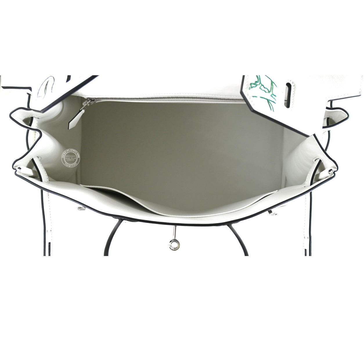 Hermès Birkin 35cm Faubourg Tropical White Swift/Toile PHW