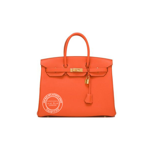 Hermès Birkin 35cm Feu Togo GHW