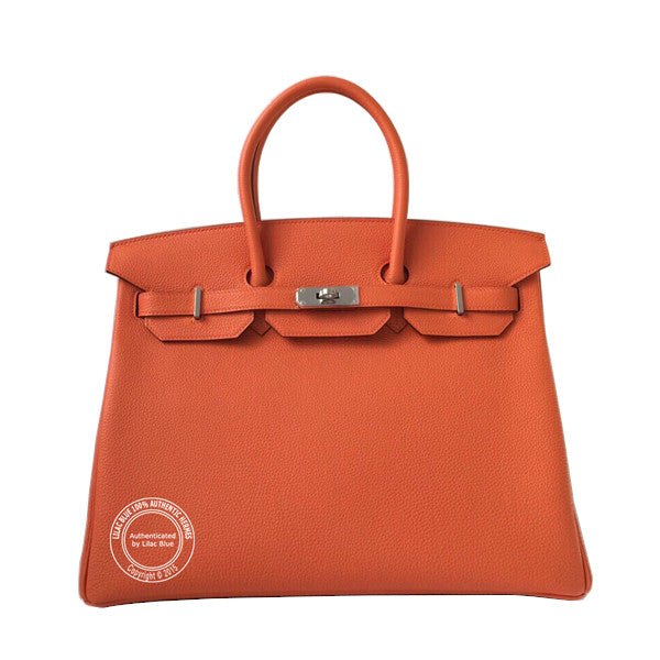 Hermès Birkin 35cm Feu Togo PHW