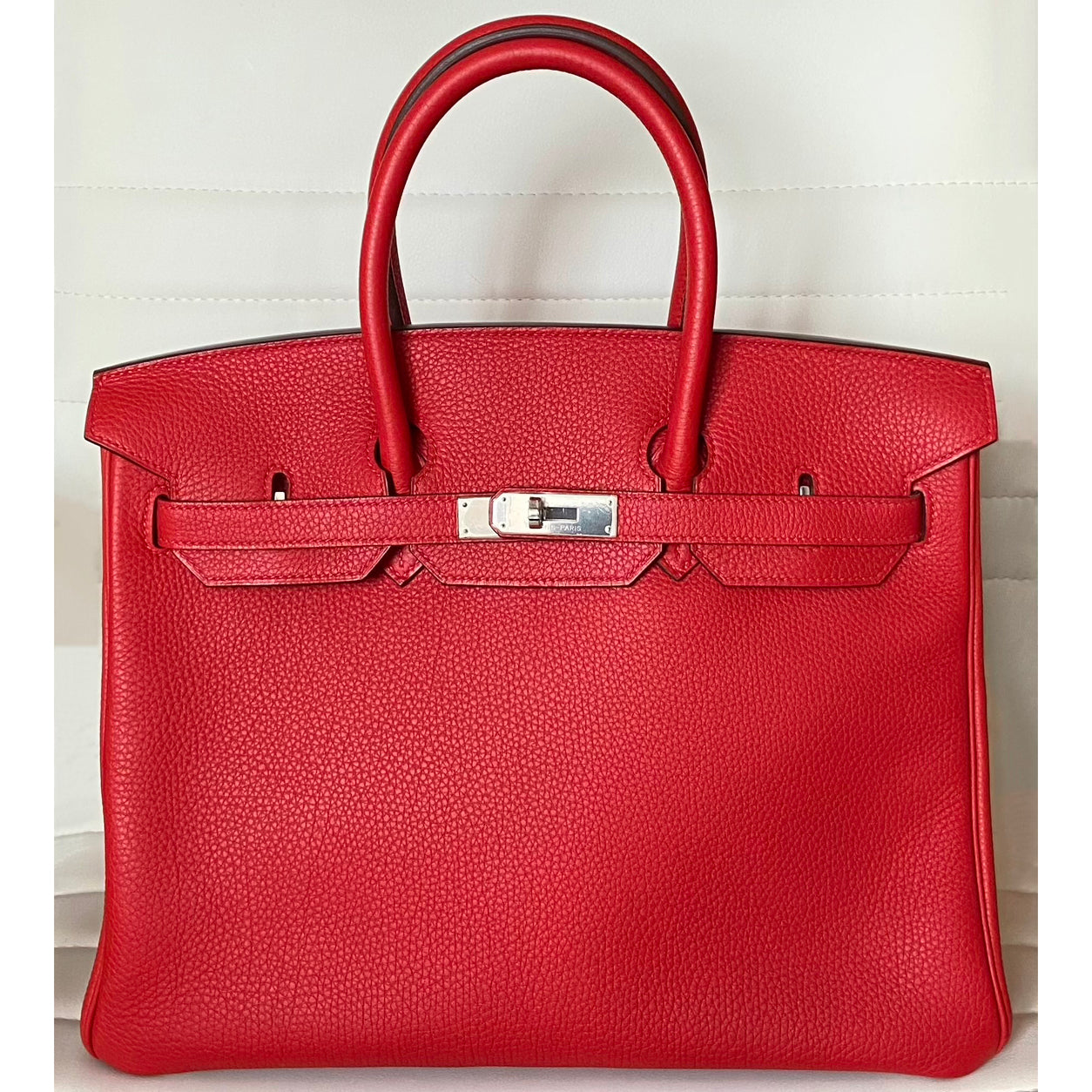 Hermès Birkin 35cm Geranium Togo PHW