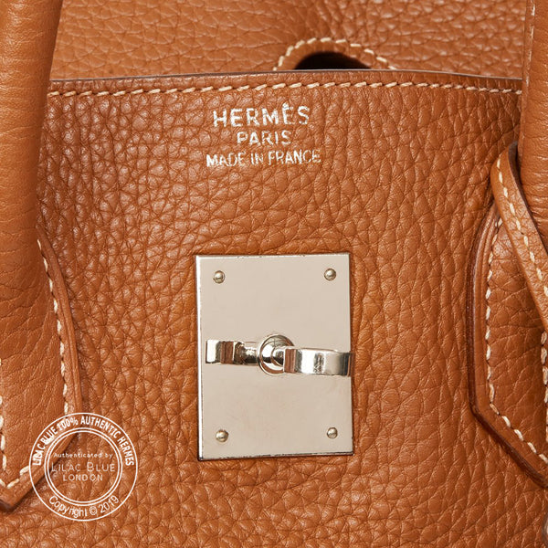 Hermès Birkin 35cm Gold Clemence PHW - Preloved