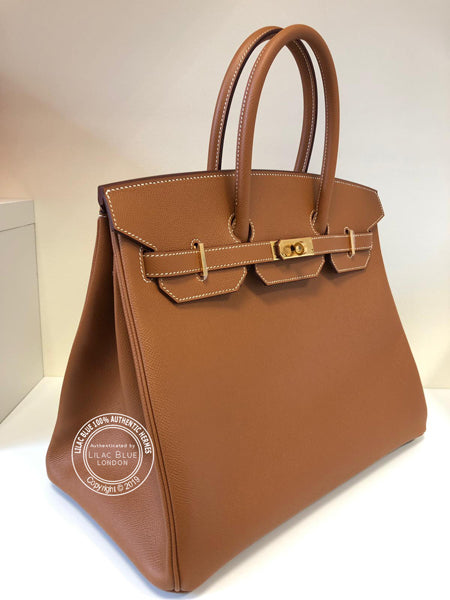 Hermes Birkin 35cm Gold Epsom GHW