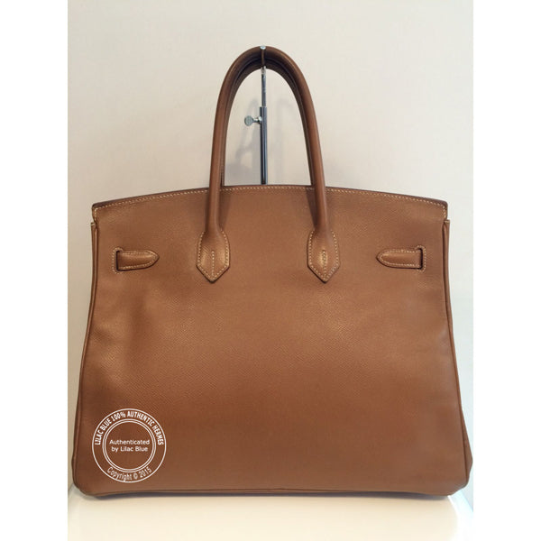 Hermès Birkin 35cm Gold Clemence GHW - Preloved
