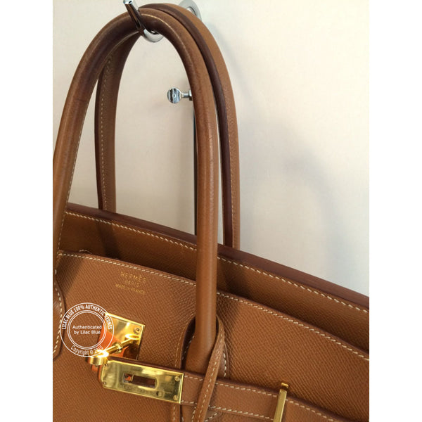 Hermès Birkin 35cm Gold Clemence GHW - Preloved