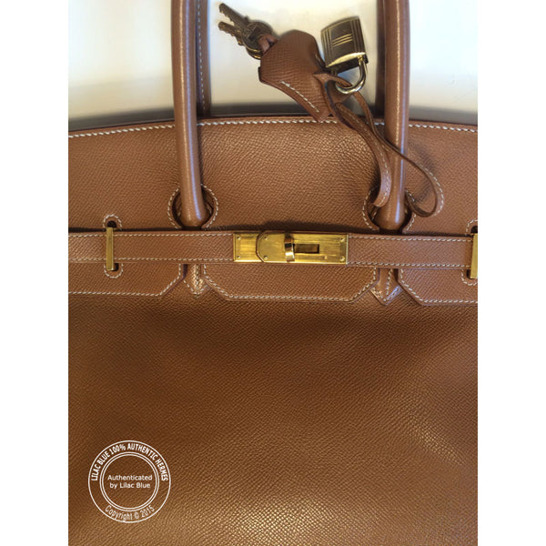 Hermès Birkin 35cm Gold Clemence GHW - Preloved