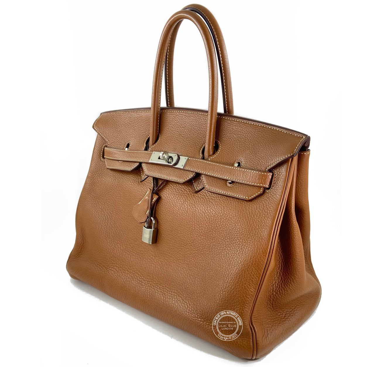 Hermès Birkin 35cm Gold Clemence PHW - Preloved