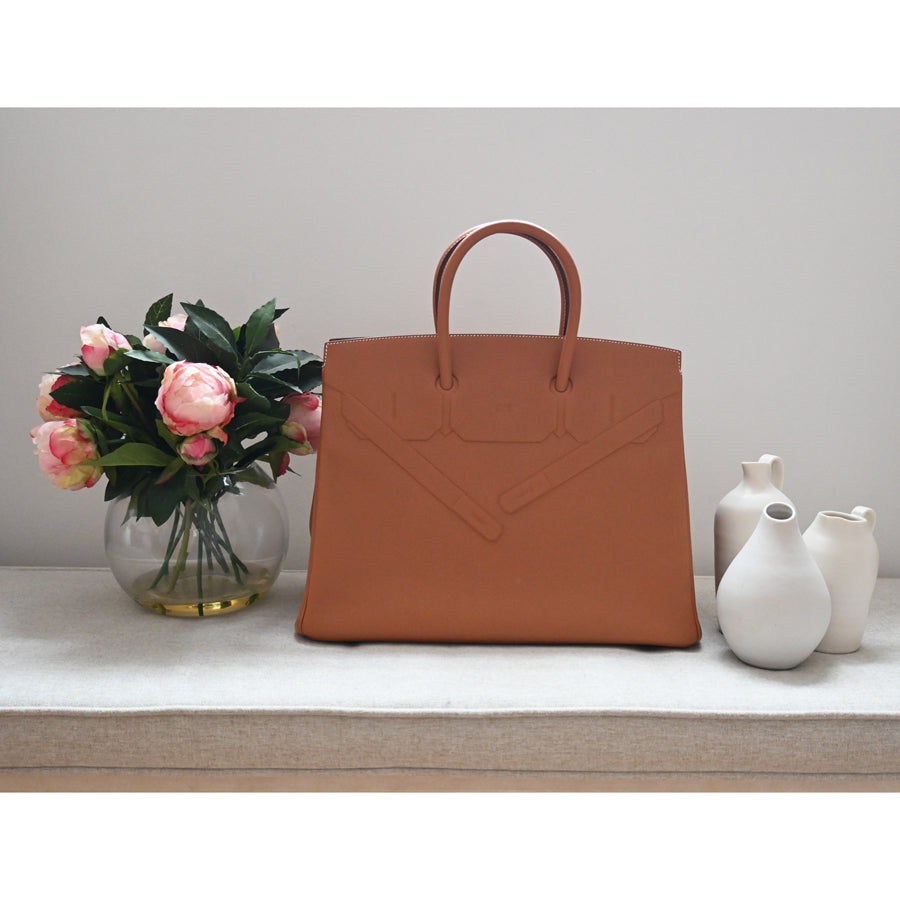 Hermès Birkin 35cm Gold Shadow Swift