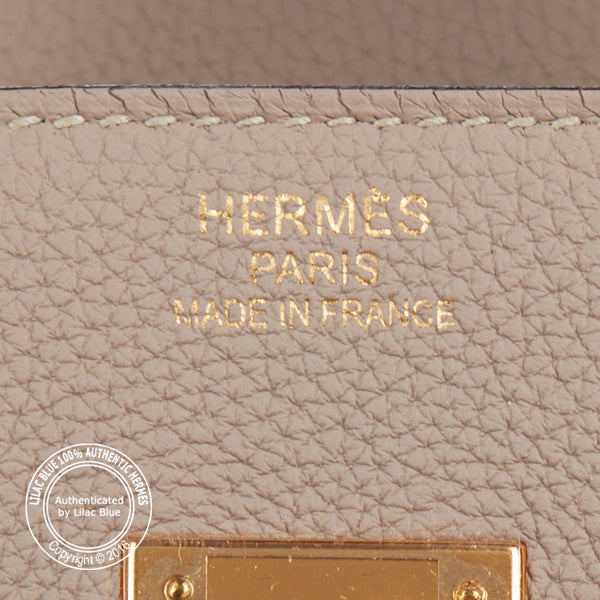 Hermes Birkin 35cm Gris Tourterelle Togo GHW