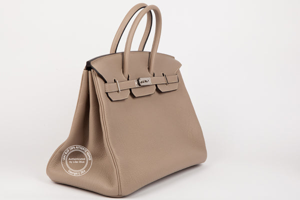 Hermès Birkin 35cm Gris Tourterelle Togo PHW