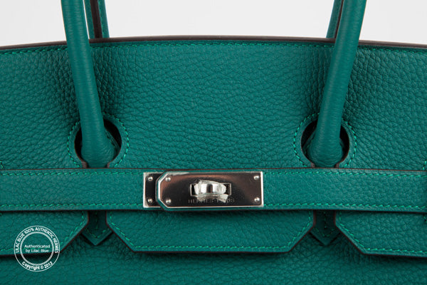 Hermès Birkin 35cm Malachite Togo PHW