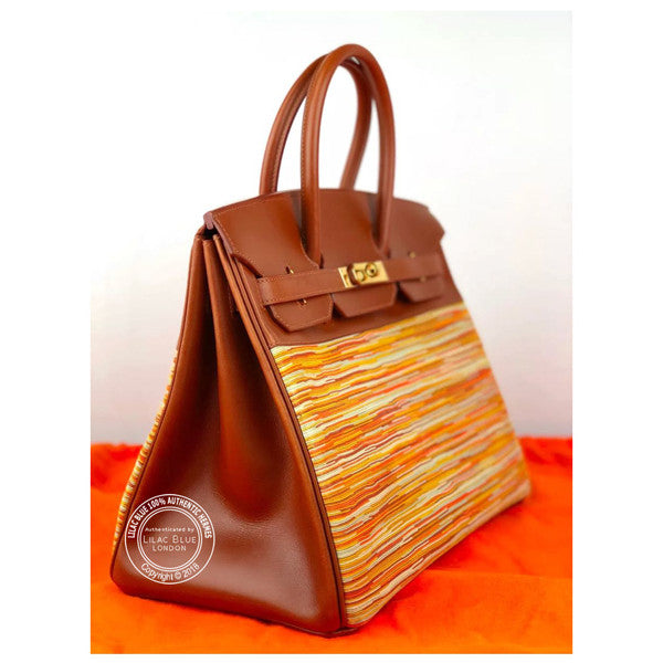 Hermès Birkin 35cm Vibrato Noisette GHW - Preloved