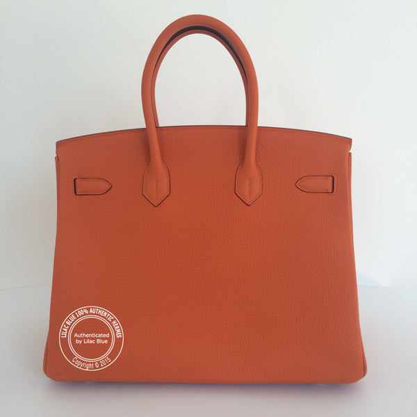 Hermès Birkin 35cm Orange Togo GHW