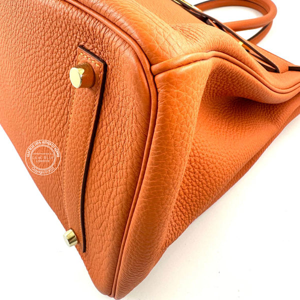 Hermès Birkin 35cm Orange Togo GHW - Preloved