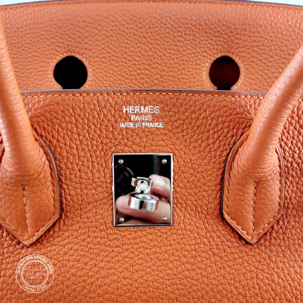Hermès Birkin 35cm Orange Togo PHW - Preloved