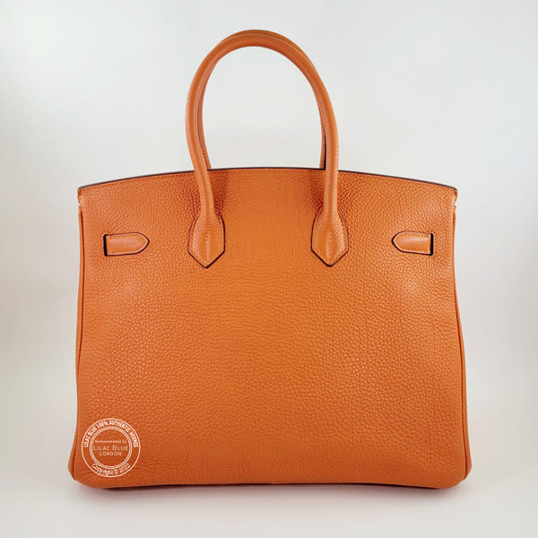 Hermès Birkin 35cm Orange Togo PHW - Preloved