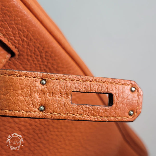 Hermès Birkin 35cm Orange Togo PHW - Preloved