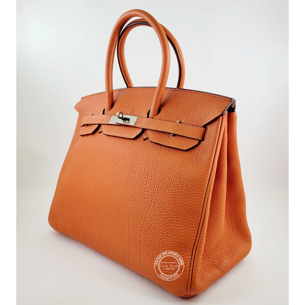 Hermès Birkin 35cm Orange Togo PHW - Preloved