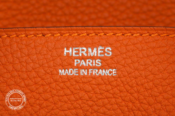 Hermès Birkin 35cm Orange Togo PHW
