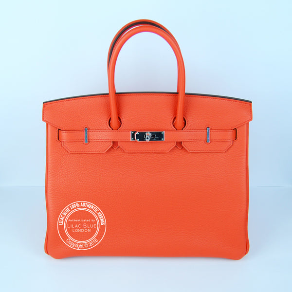 Hermès Birkin 35cm Orange Poppy Togo PHW