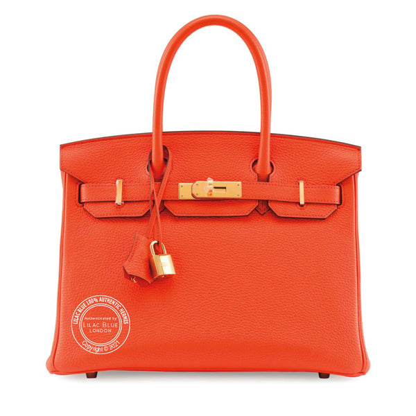 Hermès Birkin 35cm Orange Poppy Togo GHW