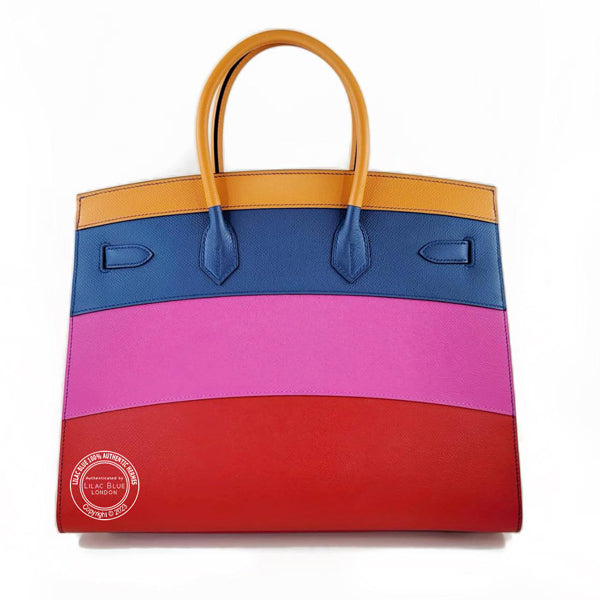 Hermès Birkin 35cm Rainbow Sunset Sellier Epsom PHW