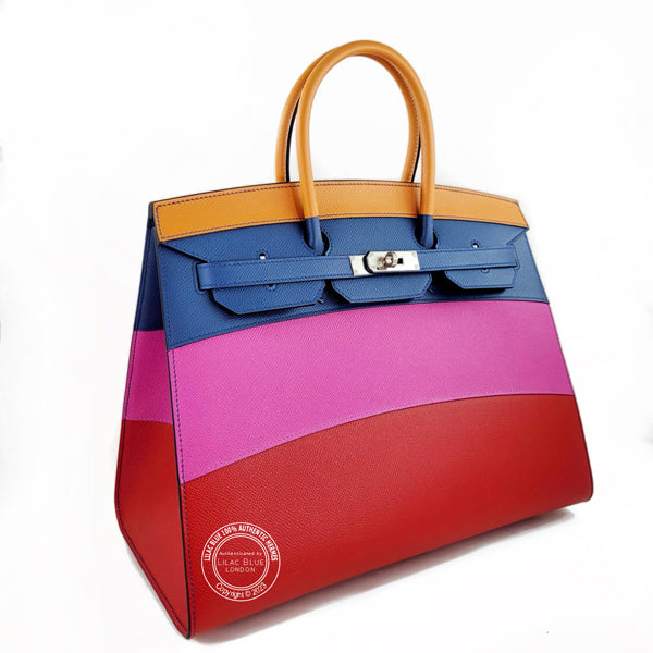 Hermès Birkin 35cm Rainbow Sunset Sellier Epsom PHW