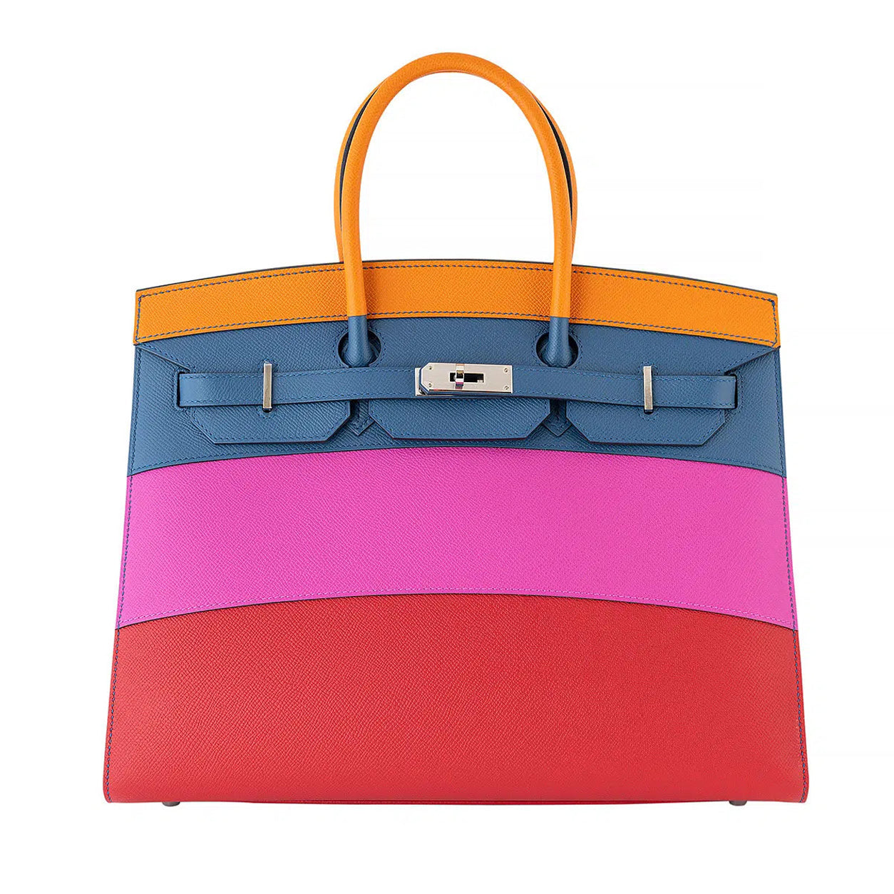 Hermès Birkin 35cm Rainbow Sunset Sellier Epsom PHW