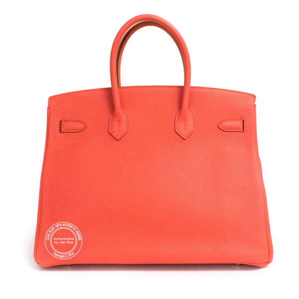 Hermès Birkin 35cm Rose Jaipur Birkin Clemence GHW
