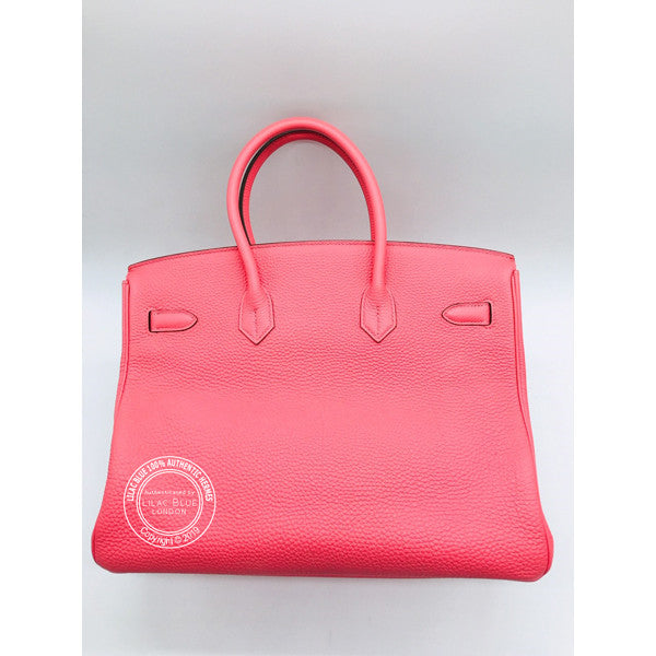 Hermès Birkin 35cm Rose Lipstick Togo GHW - Preloved