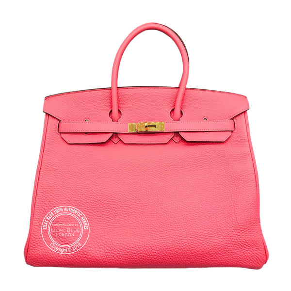 Hermès Birkin 35cm Rose Lipstick Togo GHW - Preloved