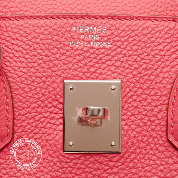 Hermes Birkin 35cm Rose Lipstick Birkin Togo PHW - Preloved