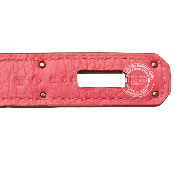 Hermes Birkin 35cm Rose Lipstick Birkin Togo PHW - Preloved