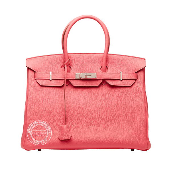 Hermes Birkin 35cm Rose Lipstick Birkin Togo PHW - Preloved