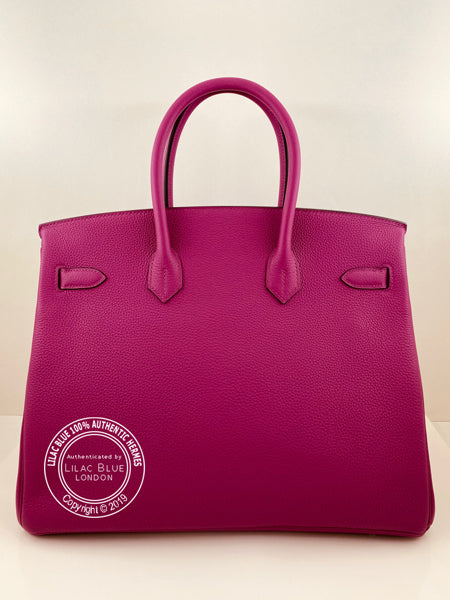 Hermès Birkin 35cm Rose Pourpre Togo PHW