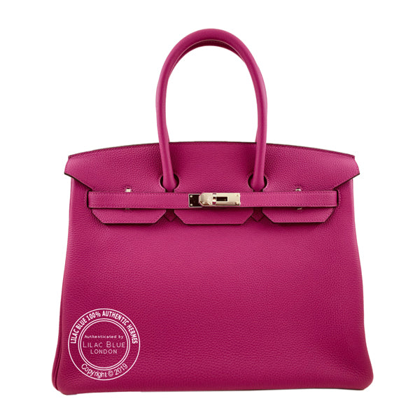 Hermès Birkin 35cm Rose Pourpre Togo PHW