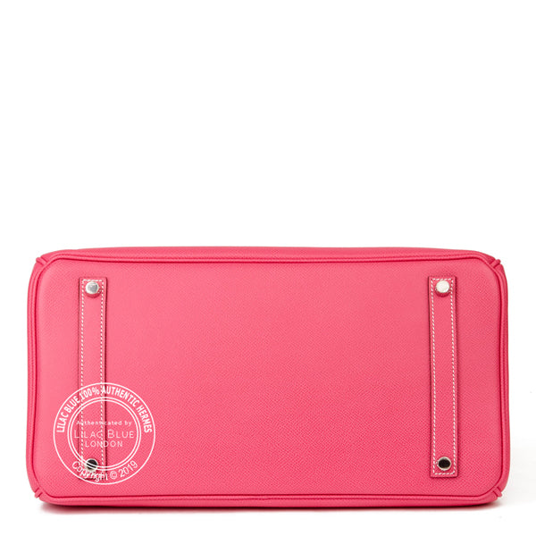 Hermès Birkin 35cm Rose Tyrien/Rubis Candy Epsom PHW - Preloved