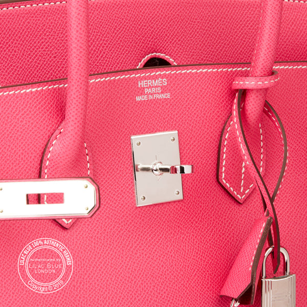 Hermès Birkin 35cm Rose Tyrien/Rubis Candy Epsom PHW - Preloved