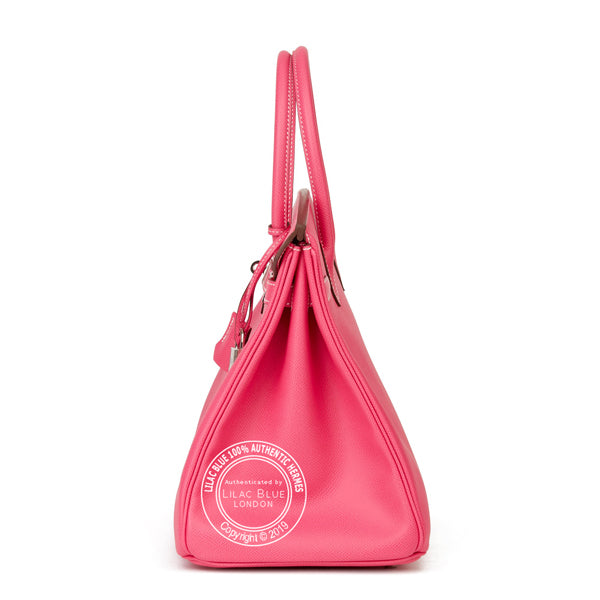 Hermès Birkin 35cm Rose Tyrien/Rubis Candy Epsom PHW - Preloved