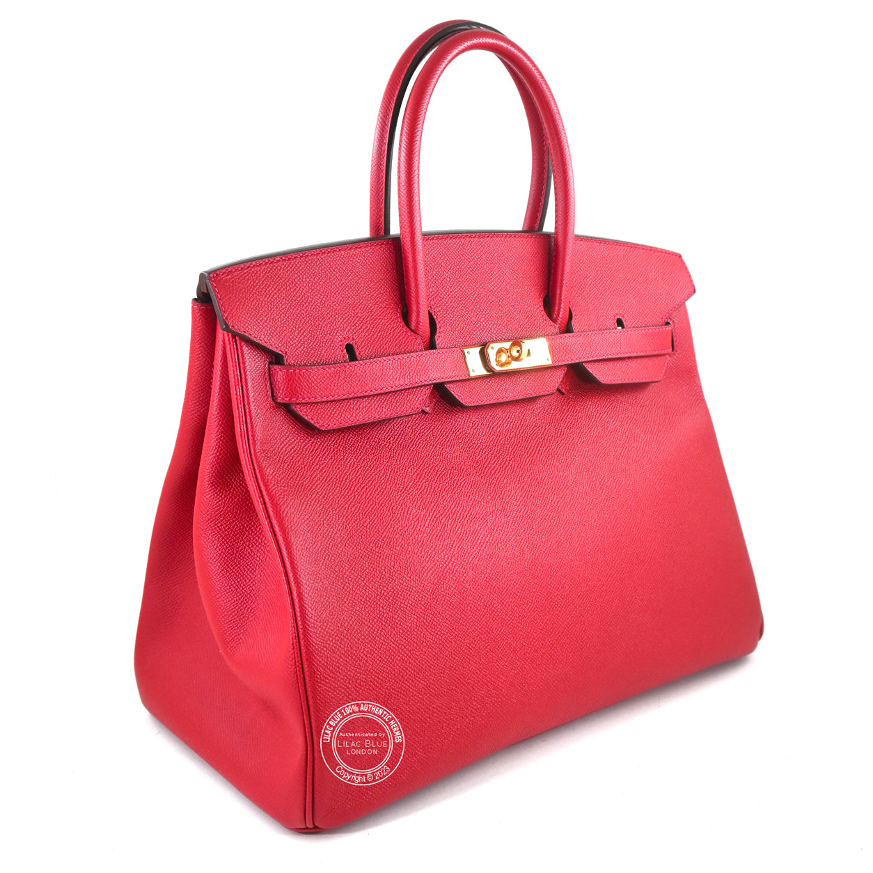Hermès Birkin 35cm Rouge Casaque Epsom GHW - Preloved
