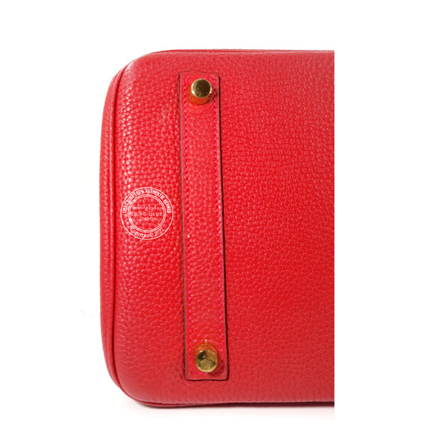 Hermès Birkin 35cm Rouge Garance Togo GHW - Preloved
