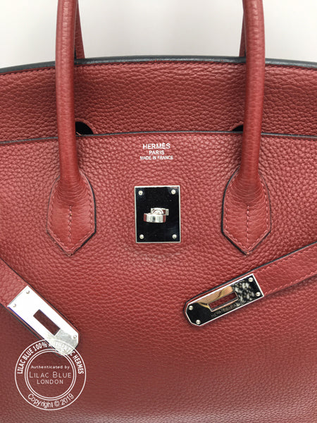 Hermès Birkin 35cm Rouge H Clemence PHW - Preloved
